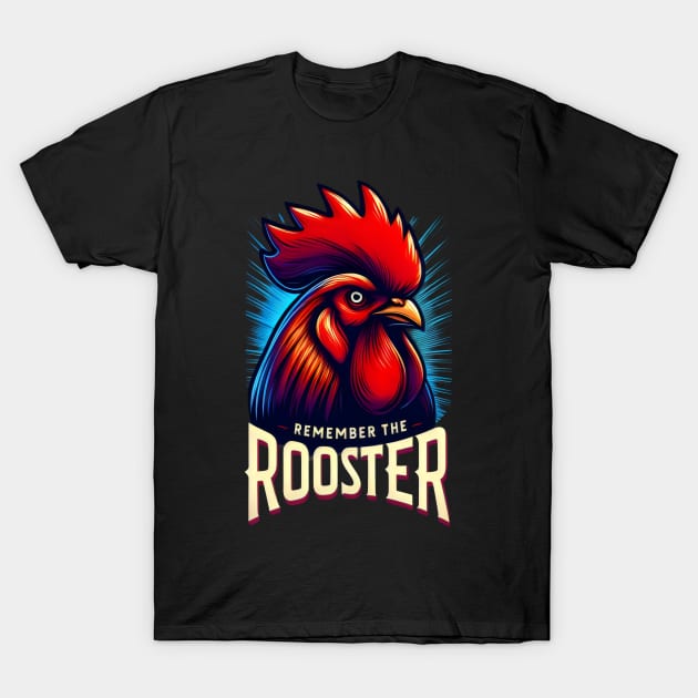 Unashamed for Jesus T-Shirt - Remember the Rooster, Peter's Denial of Jesus Tee T-Shirt by Reformed Fire